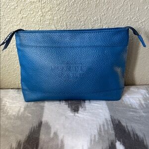 Portus Cale Portugal Blue Pebbled Cosmetic Bag Toiletry Pouch
